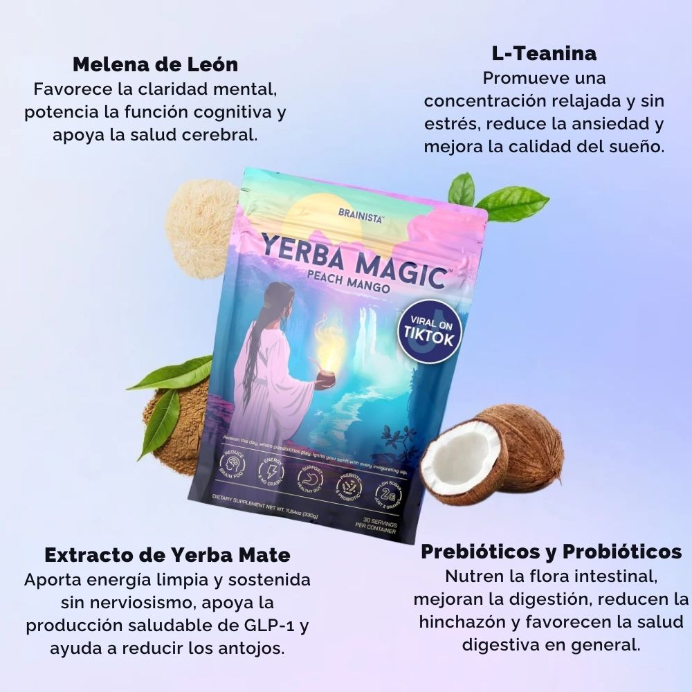 Yerba Magic™ Más energía, concentración y pérdida de grasa en 30 días