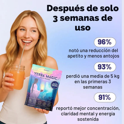 Yerba Magic™ Más energía, concentración y pérdida de grasa en 30 días