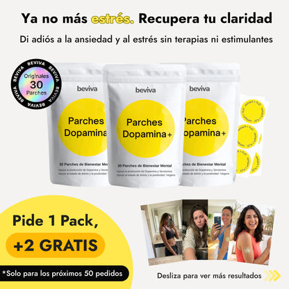 Beviva Parches Dopamina+ (30 + 60 GRATIS)