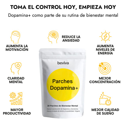 Beviva Parches Dopamina+ (30 + 60 GRATIS)