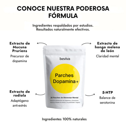 Beviva Parches Dopamina+ (30 + 60 GRATIS)